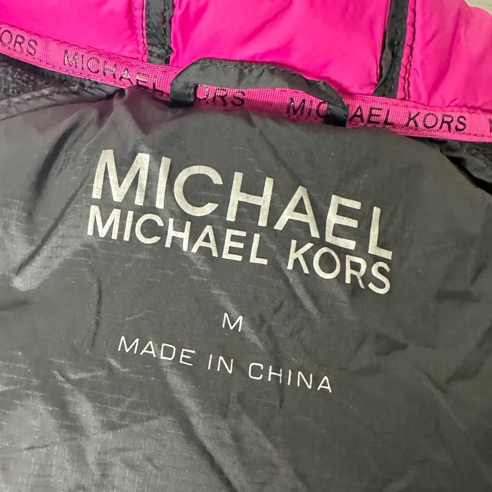 MICHAEL michael kors black and pink jacket size M - Picture 6 of 7